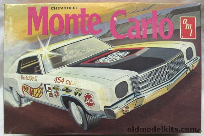 AMT 1/25 1970 Chevorlet Monte Carlo - Stock / Custom / Drag Versions, T326 plastic model kit